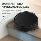 BowAI Intelligent Sweeping Robot Large Water Tank Mobile App Remote Control Planning And Cleaning Line Low Noise 2000 Pa Large Suction