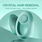 Cjeer Crystal Upgraded Crystal Hair Removal Magic Crystal Hair Eraser For Women And Men Physical Exfoliating Tool Painless Hair Eraser Removal Tool For Legs Back Arms